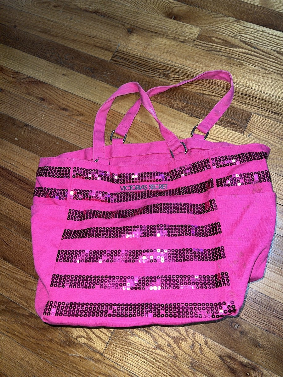 Hot Pink Pink Sequin Bag Lemonade Glitter Twinkle Medium Tote Bag