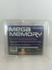 2002 Mega Memory 8 Megabytes Memory Card  + Software For Playstation 2