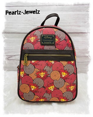 Loungefly Disney Lion King Simba Floral Mane Allover Print Mini Backpack NWT Amazon.com: Loungefly POP Disney Lion King Pride Rock MINI  main image 2