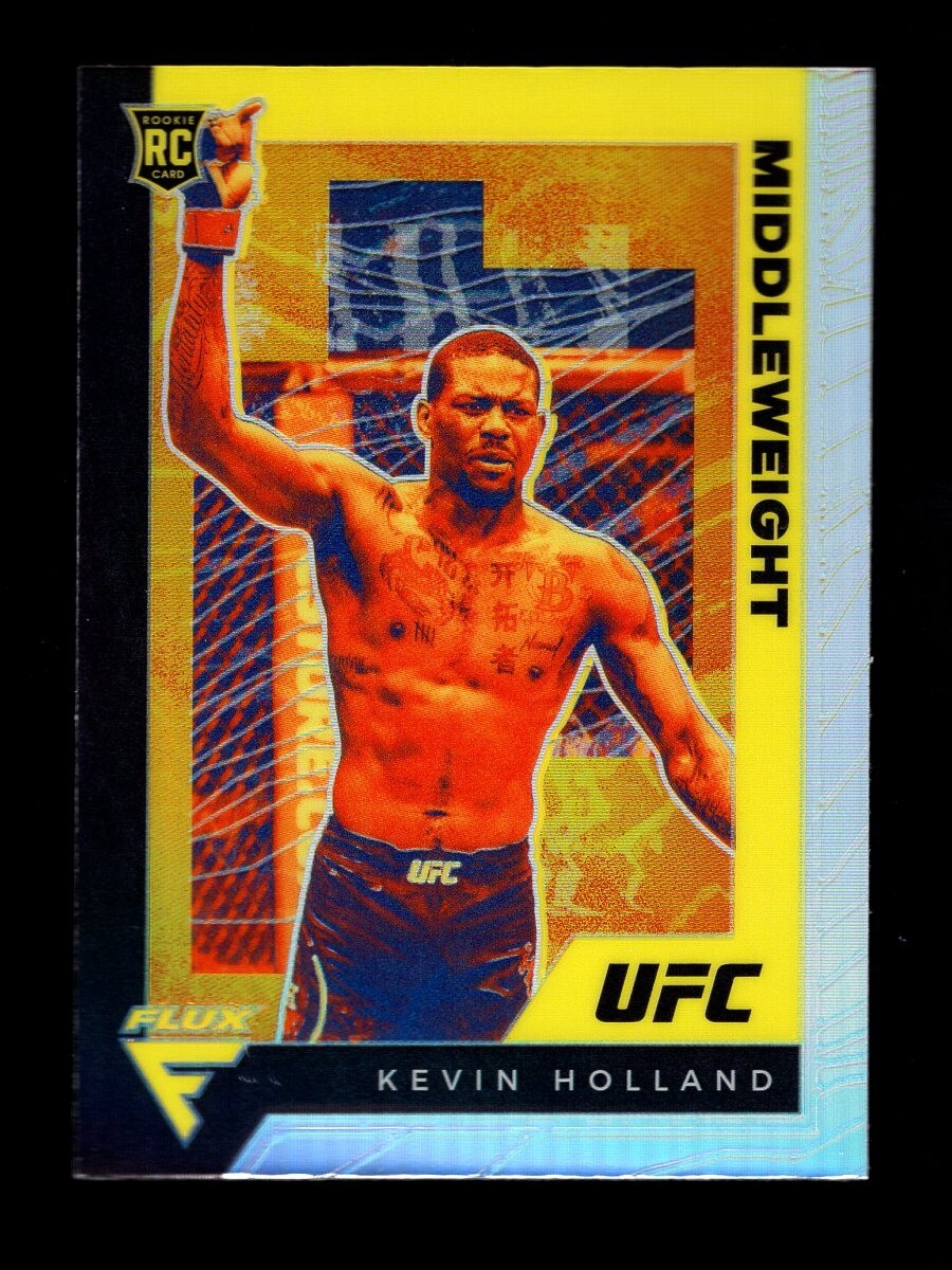 2021 CHRONICLES UFC FLUX SILVER PRIZM #241 KEVIN HOLLAND RC