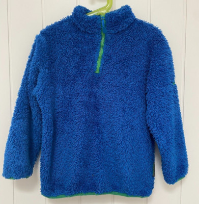Target Dry Jungen Fleecepullover halber Reißverschluss blau 7-8 Jahre