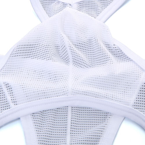 Herren Body Turnanzug Jockstrap Reizwäsche Wrestling Overall Dessous - Bild 9 von 23