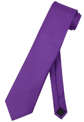 Vesuvio Napoli NeckTie Solid EXTRA LONG Color Men's XL Neck Tie 63 In. Tall Size