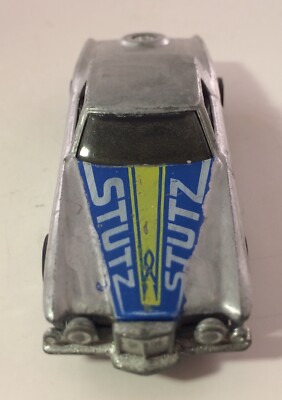 Vintage Hot Wheels 1979 Stutz Blackhawk Diecast Silver Car 1:64