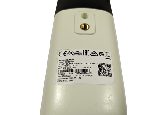 Hanwha Vision Wisenet XNB-6000 2MP 1080p H.265 PoE Box Camera - Picture 3 of 3