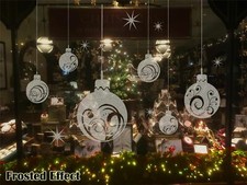 2M Extra Large Christmas Ball Show Window Shopwindow Wall Art Decoration Sticker