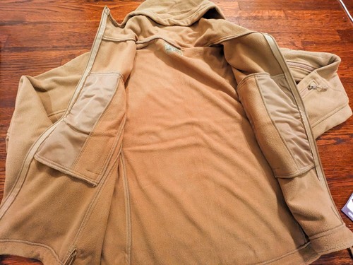 Highlander Mission Fleece Tan Windproof Water Resistant Breathable Medium - Picture 3 of 7