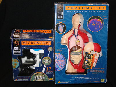 2 Science Home Lernhilfen ANTAOMY Modell & Mikroskop von Young Scientist