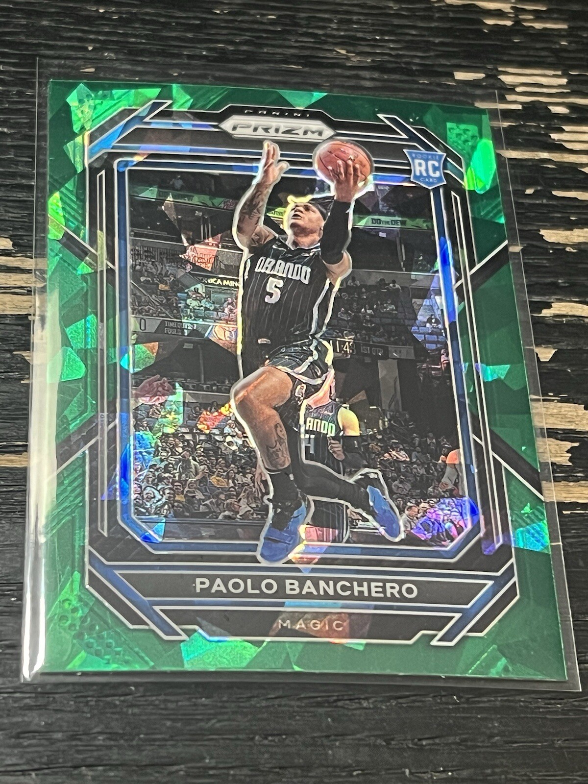 2022-23 panini prizm green ice prizm paolo banchero #249 rookie rc