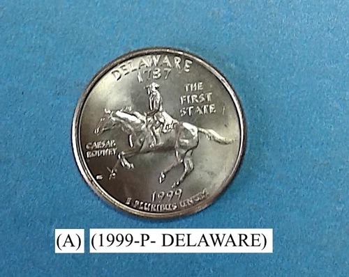 1999-P- DELAWARE STATE QUARTER FROM A US MINT ROLL C- NGC PRICE CHARTS  (A)