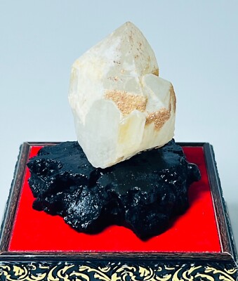 Natural Diamond Leklai Energy on black Stone magic healing Luck Spiritual amulet