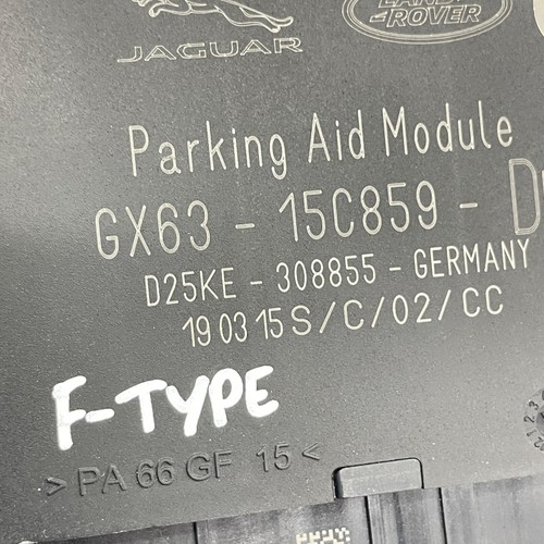 JAGUAR F-TYPE S PARKING CONTROL UNIT GX63-15C859-DE PDC DISTANCE MODULE 14-19 - Picture 12 of 12