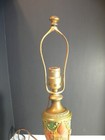 Antique Leaded Slag Stained Glass Lamp Base  Handel Duffner Tiffany Era Art Deco — photo 10