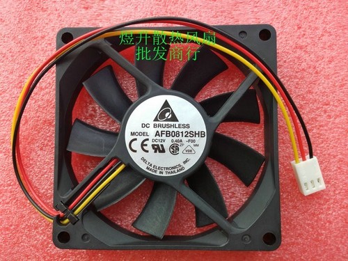 1 pcs 8cm 3 pin Cooling fan Fan AFB0812SHB-F00 DC 12V 0.40A 8015 - Picture 1 of 2