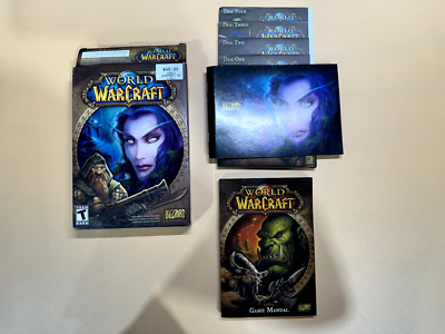 World of Warcraft ORIGINAL -Disc Set- INCLUDES CDS, MANUALS, AND