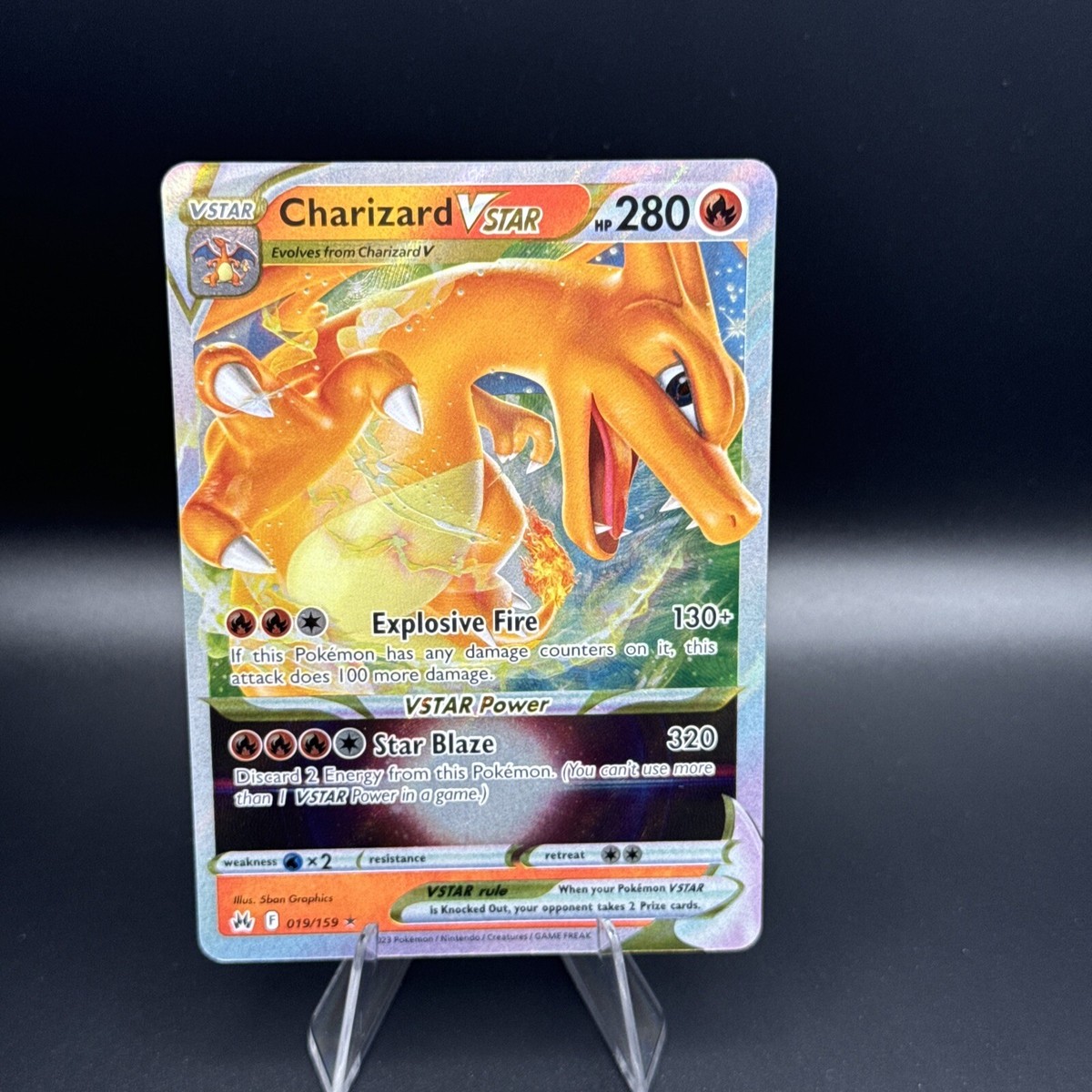 Pokémon TCG - Charizard VSTAR Crown Zenith 019/159 Holo Ultra Rare