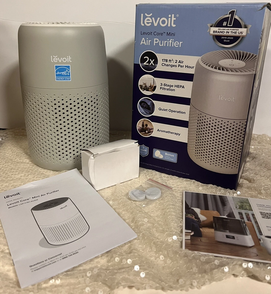 Levoit Desktop True HEPA Air Purifier Replacement Filter