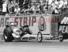 Tom "Mongoose" McEwen & Johnson '60s "SlingShot" Top Fuel Dragster PHOTO! #(2b)