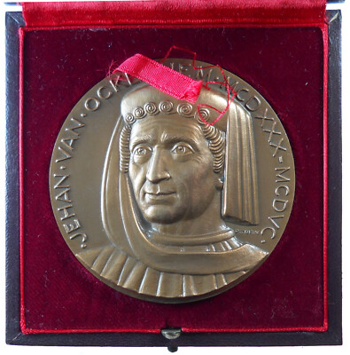 France music JOHANNES OCKEGHEM Franco-Flemish composer bronze 68mm