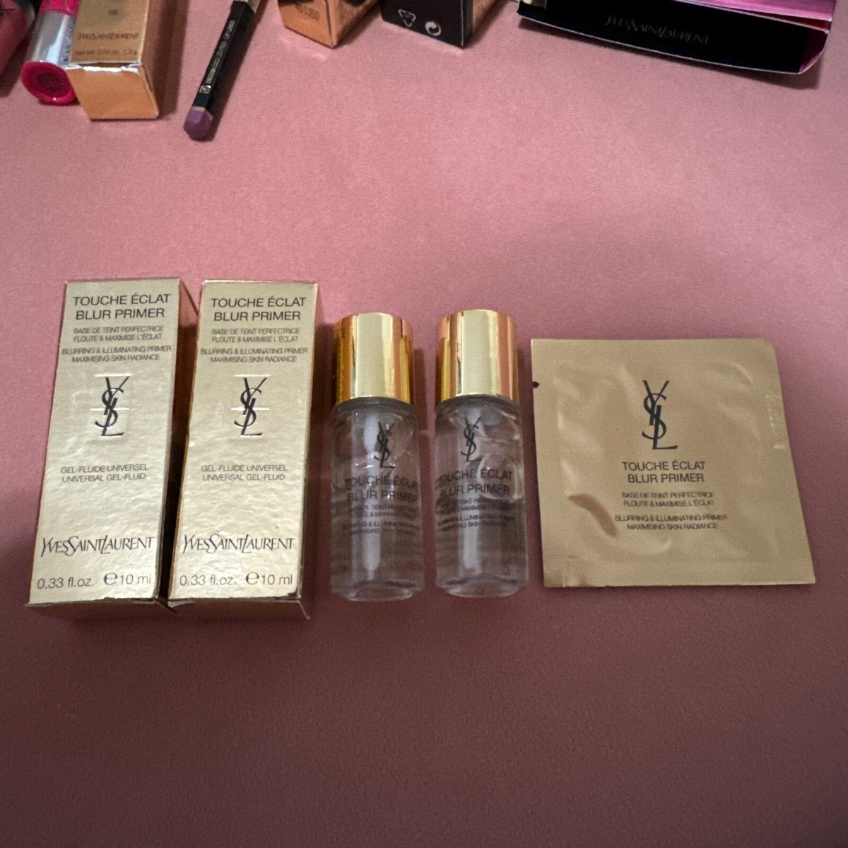 Yves Saint Laurent Touche Eclat Blur Primer Universal Gel Mini 10ml 2x  sample