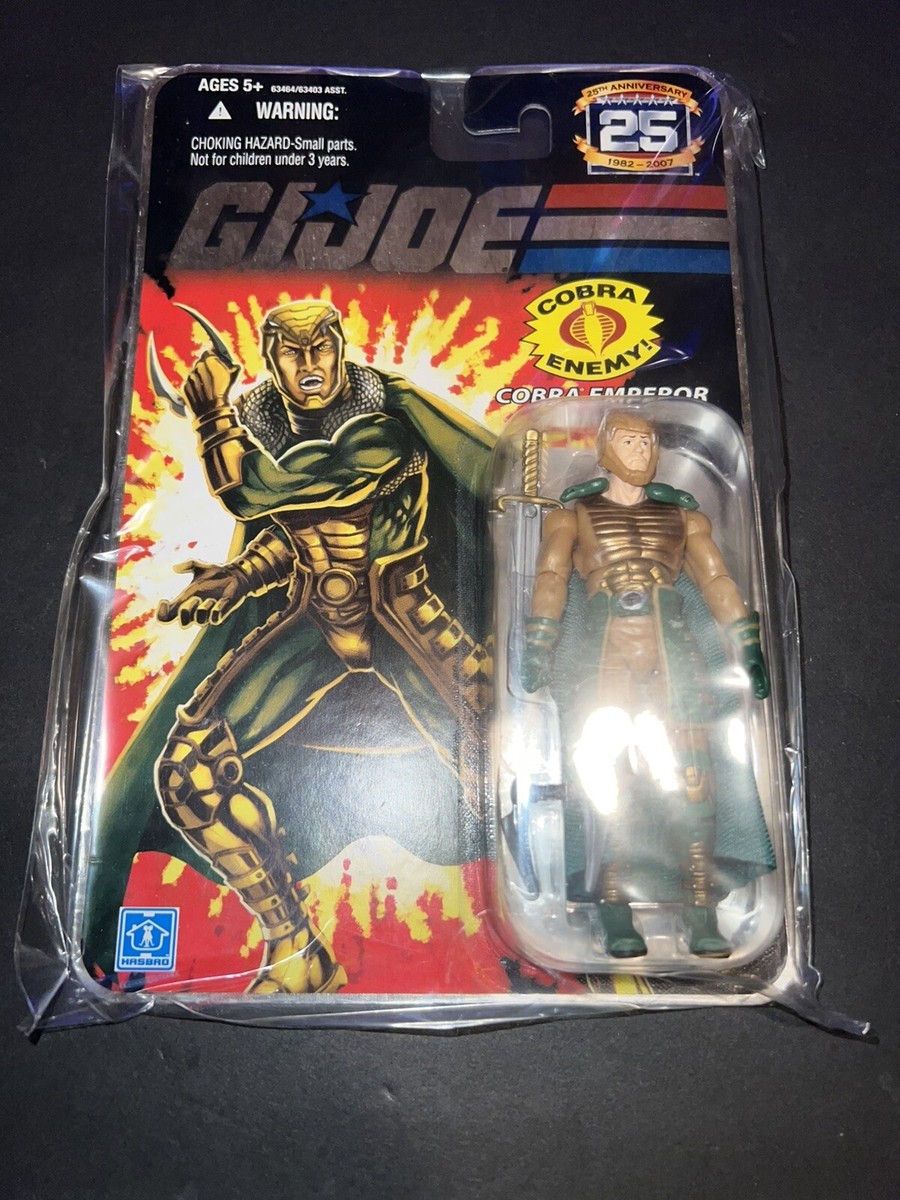 アメコミ G.I. JOE Serpentor Cobra Emperor 2007 Gi Joe 25th Anniversary Cobra Emperor Serpentor In A Comic