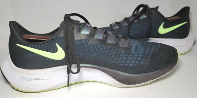 Nike Air Zoom Pegasus 37 Men's Sz 12 Running Shoes BQ9646-001 NO INSOLE (USED)