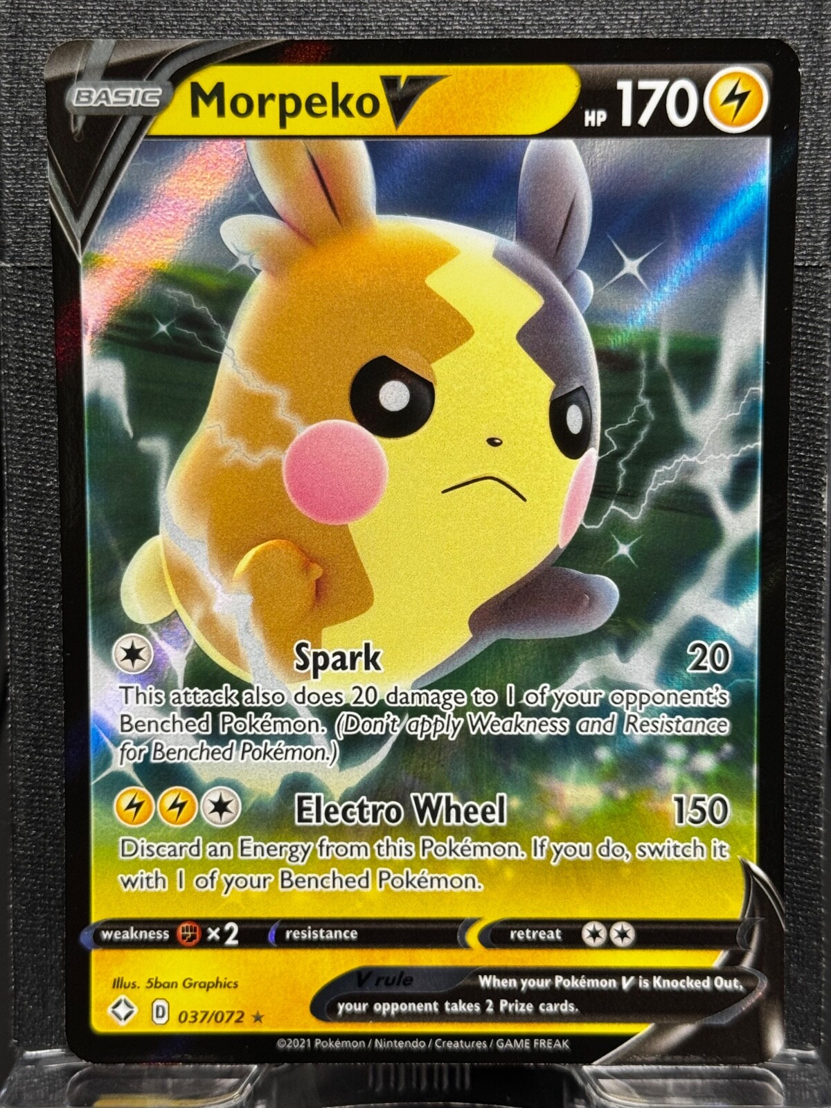 Pokémon TCG Sword And Shield Shining Fates Morpeko V 37/72