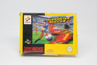 International Superstar Soccer Super Nintendo Snes Pal Inv 6395 Ebay
