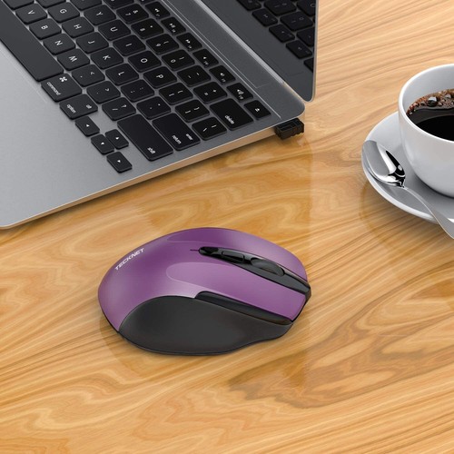 Wireless Mouse, TECKNET Pro 2.4G Ergonomic Wireless Optical Mouse with USB Nano - Picture 7 of 7