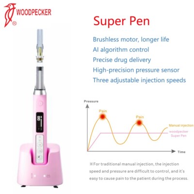 Woodpecker Dental Super Pen Anesthesia Device Local 3 Speeds PDL Painless Oral