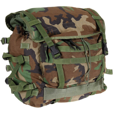 US Army Molle II Mainpack Rucksack Field pack woodland camouflage M81