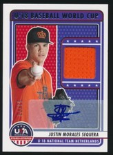 JUSTIN MORALES SEQUERA 2023 USA Stars & Stripes NETHERLANDS MATERIAL AUTO /72 RC