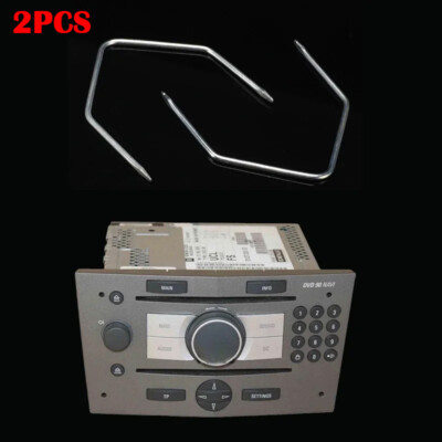 Opel Radio Entriegelungsbügel Set – 2 Schlüssel Für Astra H, Corsa C, Vectra, Einfacher Radioausbau