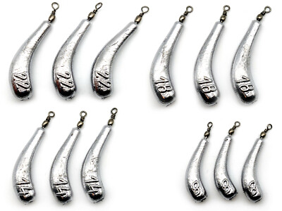 Jig Rig, Drop Shot Blei, Jika Rig, Angel gewichte, Angelblei, Gewicht Banane