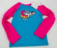 Sovereign Code Top Rash Guard Swim Shark Pool Beach Boys Sz 7 NEW NWT N155