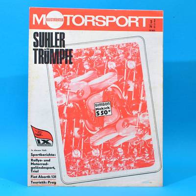 DDR Illustrierter Motorsport IMS 5 1976 Ducati 860 Fiat Abarth Woltersdorf D