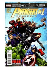 Avengers Assemble #1 Marvel NM- 2012 Spider-Woman Red Hulk Thor Iron Man Hawkeye
