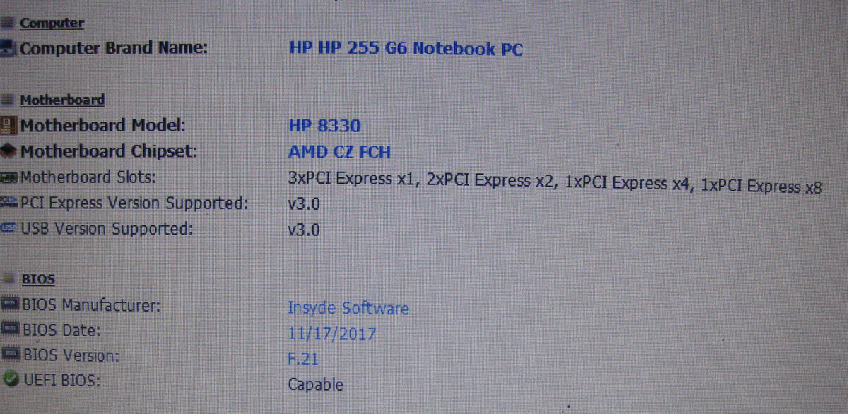 Motherboard HP 255 G6 ( HP 8330 AMD A6-9220 | eBay Motherboard HP 255 G6 ( HP 8330 AMD A6-9220 | eBay