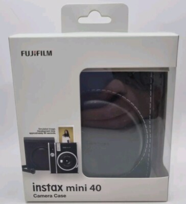 Instant Camera Case Dor Fujifilm Instax mini 40 Genuine Black Vinyl 