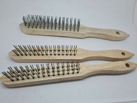 DrahtbüRste StahlbüRsten Set 3 Tlg. Holz MetallbüRste ReinigungsbüRste BüRste