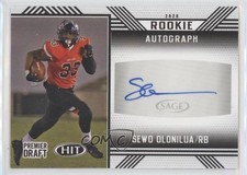 2020 Sage Hit Rookie Auto Sewo Olonilua #A33 Auto 0p1n