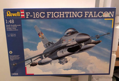 Revell F-16C Fighting Falcon Flugzeug Modellbausatz 1:48 Kunststoff 04524