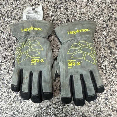 HexArmor 8180 Fire Work Gloves FR Fire Armor SR-X  Large Pair