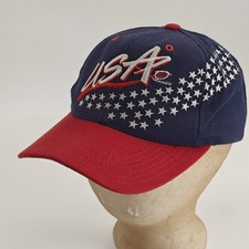 Vintage Rare 90's Pro Player USA Basketball Snapback Hat Dream Team