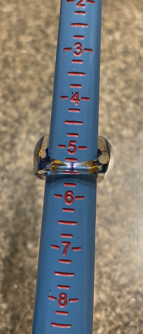 Retro Infinity Big Bold Lucite Ring!!! - image 16