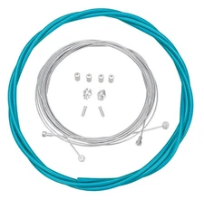Bicycle Brake Cable Kit for Drop Bar Road - TURQUOISE