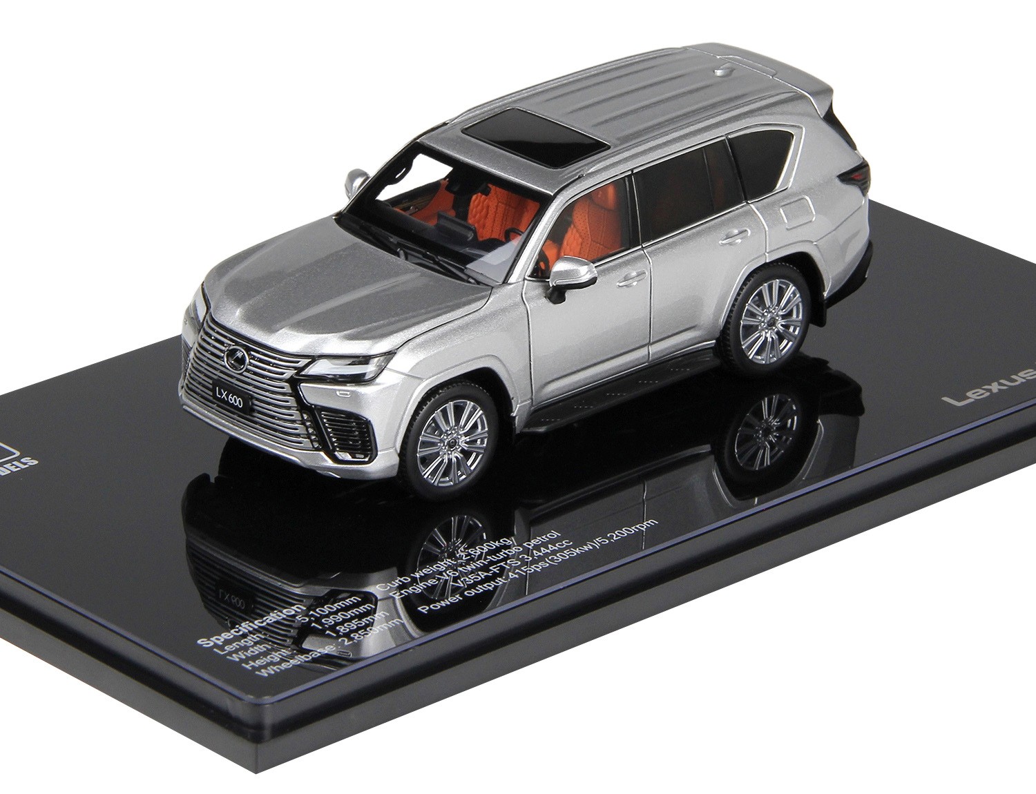 LCD Models 1/43 LEXUS LX 600 SILVER Diecast Model