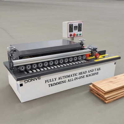 Electric Automatic Straight Curved Edge Banding Machine 110V 0-6m/min Edge speed