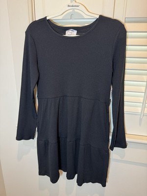 black ribbed long sleeve mini dress Éterne Long Sleeve Turtleneck Mini Dress | Black | Size S main image 1