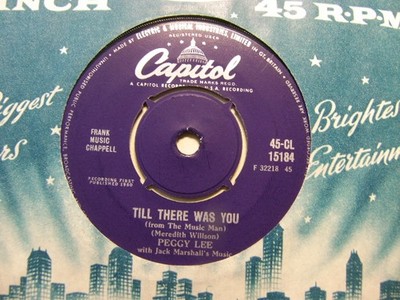 Peggy Lee   Till There Was You 1960 7  Capitol CL 15184